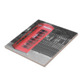 Red London Phonebox Tegeltje (Zijkant)