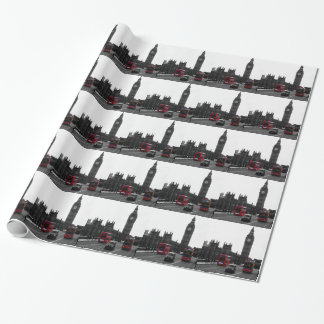 Red London Tour bus en Big Ben Cadeaupapier