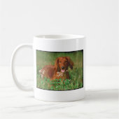 Red Long Hazard Dachshund Koffiemok (Links)