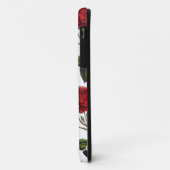 Red Long Stem Roos Patroon Case-Mate iPhone Case (Achterkant/links)