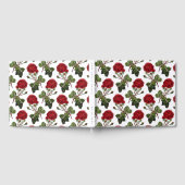Red Long Stem Roos Patroon Gastenboek (Volledig)
