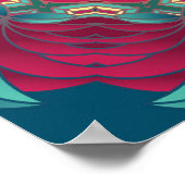 Red Lotus Mandala Poster (Hoek)