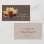 Red Lotus Yoga Instructor Meditation Zen Visitekaartje (Voorkant / Achterkant)