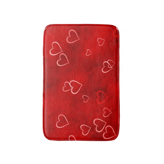 Red Love Badmat (Voorkant Verticaal)