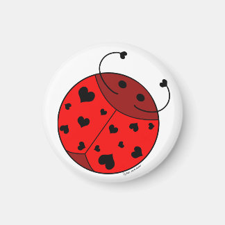 Red Love Bug - Magneet