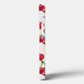 Red Love Cherry Polka Dot gepersonaliseerd Case-Mate iPhone Case (Achterkant / Links)