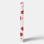Red Love Cherry Polka Dot gepersonaliseerd Case-Mate iPhone Case (Achterkant / Rechts)