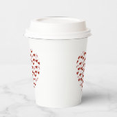 Red Love Cup Papieren Bekers (Links)