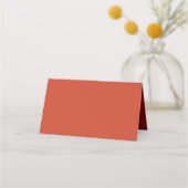 Red Love Folded Place Card Plaatskaartje (Achterkant)