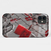 Red Love hangsloten Case-Mate iPhone Case (Achterkant (horizontaal))