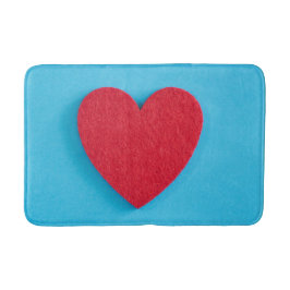 Red Love Heart Badmat