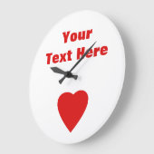Red Love Heart. Grote Klok (Hoek)