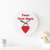 Red Love Heart. Grote Klok (Huis)