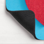 Red Love Heart Muismat (Hoek)