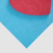 Red Love Heart Tissuepapier (Detail)