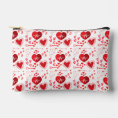 Red love hearts cute etui (Voorkant)