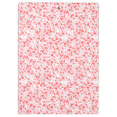 Red Love Hearts – Valentine Collection Klembord (Achterkant)