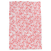 Red Love Hearts – Valentine Collection Medium Cadeauzakje (Voorkant)