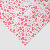 Red Love Hearts – Valentine Collection Tissuepapier (Detail)