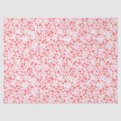 Red Love Hearts – Valentine Collection Tissuepapier (Voorkant)