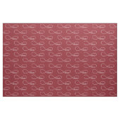 Red Love Infinity Custom Fabric Stof (Fat Quarter)