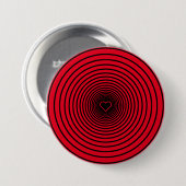 Red Love - Kies uw favoriete kleuren - Ronde Button 7,6 Cm (Voorkant /achterkant)
