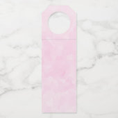 Red Love Text in Bold Block Letters Waterverf Flessenhanger (Achterkant)