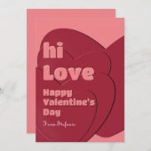 Red Love Valentijnsdag Kaart voor Special Friend (Voorkant / Achterkant)