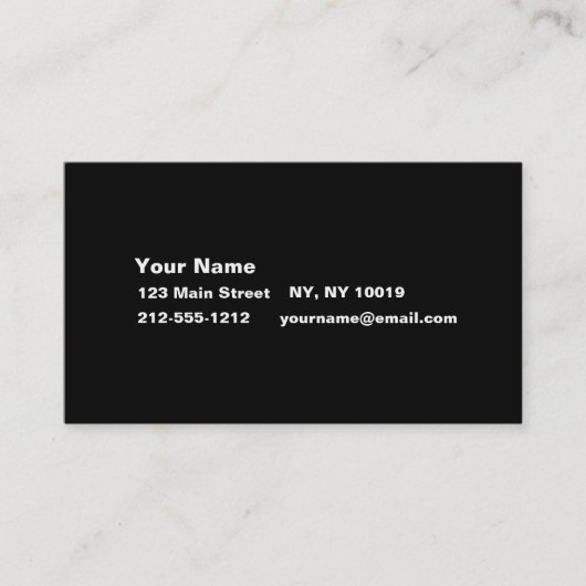 Red "Love"-Visitekaartjes Visitekaartje (Voorkant)