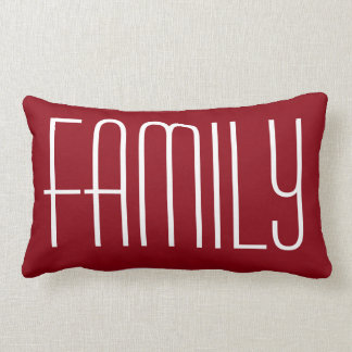 Red Lumbar Pillow voor familie en thuisgebruik, 13 Kussen