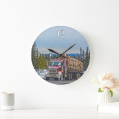 Red Lumber Truck Hardware Store Delivery Art Grote Klok (Huis)