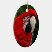 Red Macaw Keramisch Ornament (Rechts)