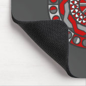 Red Machinery Mousepad Muismat (Hoek)