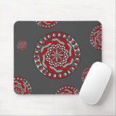 Red Machinery Mousepad Muismat (Met muis)