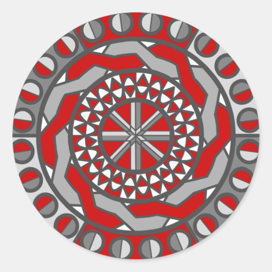 Red Machinery Sticker (Voorkant)