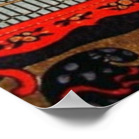 Red Madame Art Deco Design Poster (Hoek)