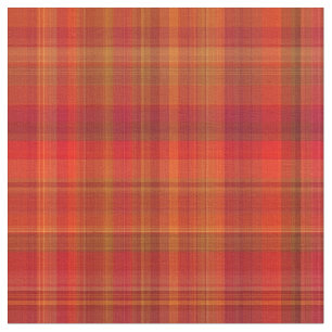 Red Madras Pset Stripes Print Pattern Stof