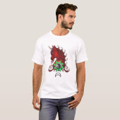 Red Magicallon Unicorn, F T-shirt (Voorkant volledig)