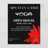 Red Magnolia Yoga A5 flyer (Voorkant)
