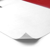 Red Mail Box in Snow Poster (Hoek)