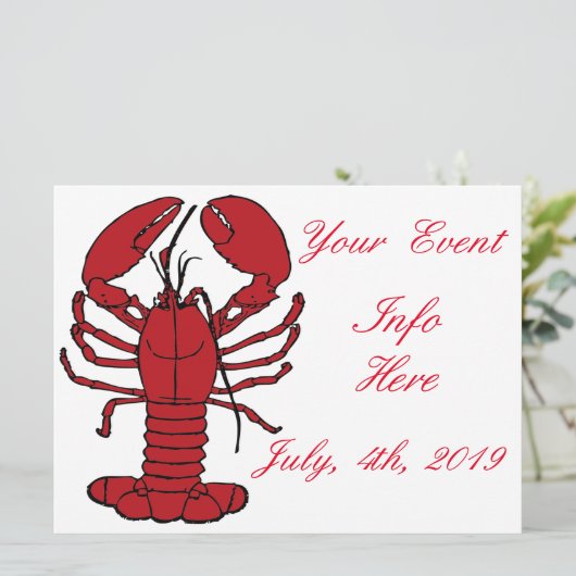 Red Maine Lobster Thunder_Cove (Staand voorkant)
