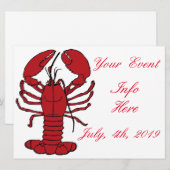 Red Maine Lobster Thunder_Cove (Voorkant / Achterkant)