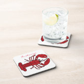 Red Maine Lobster Thunder_Cove Bier Onderzetter (Rechterzijde)