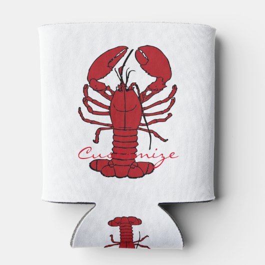 Red Maine Lobster Thunder_Cove Blikjeskoeler (Achterkant)
