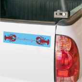 Red Maine Lobster Thunder_Cove Bumpersticker (Op Truck)