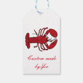Red Maine Lobster Thunder_Cove Cadeaulabel (Achterkant)