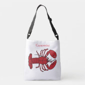 Red Maine Lobster Thunder_Cove Crossbody Tas (Achterkant)