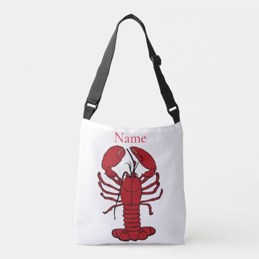 Red Maine Lobster Thunder_Cove Crossbody Tas (Voorkant)