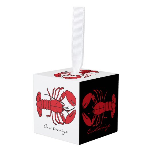 Red Maine Lobster Thunder_Cove Decoratie (Voorkant hoekig)