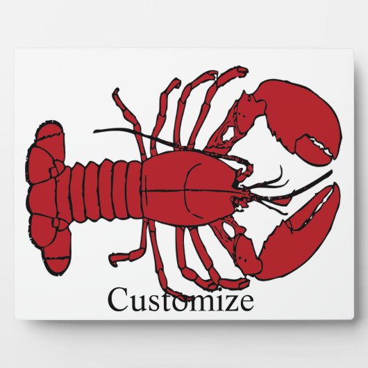 Red Maine Lobster Thunder_Cove Fotoplaat (Voorkant)